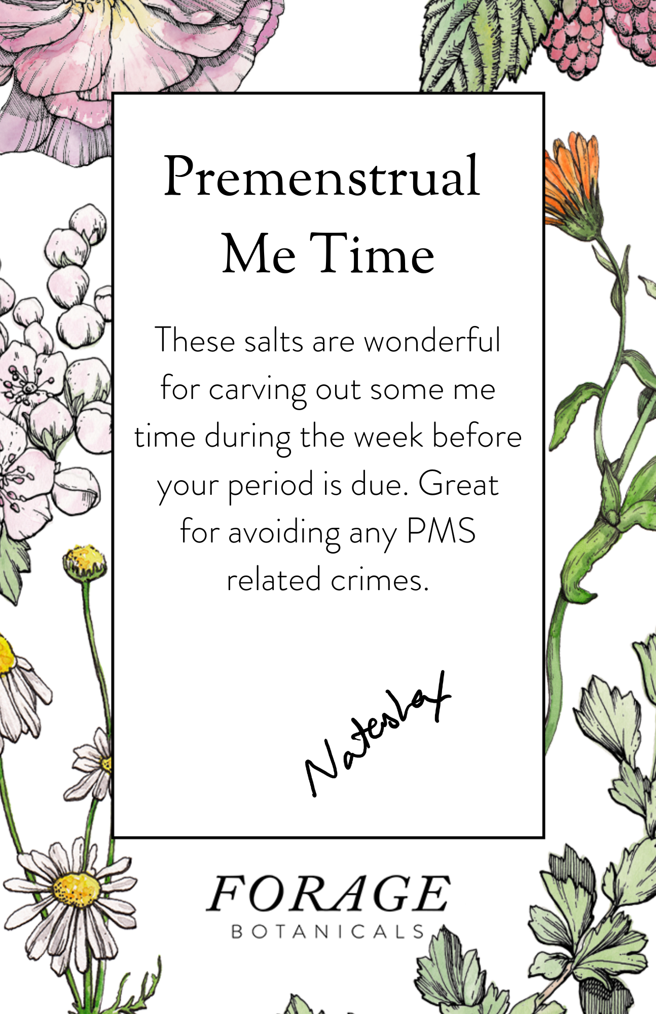 Premenstrual Me Time